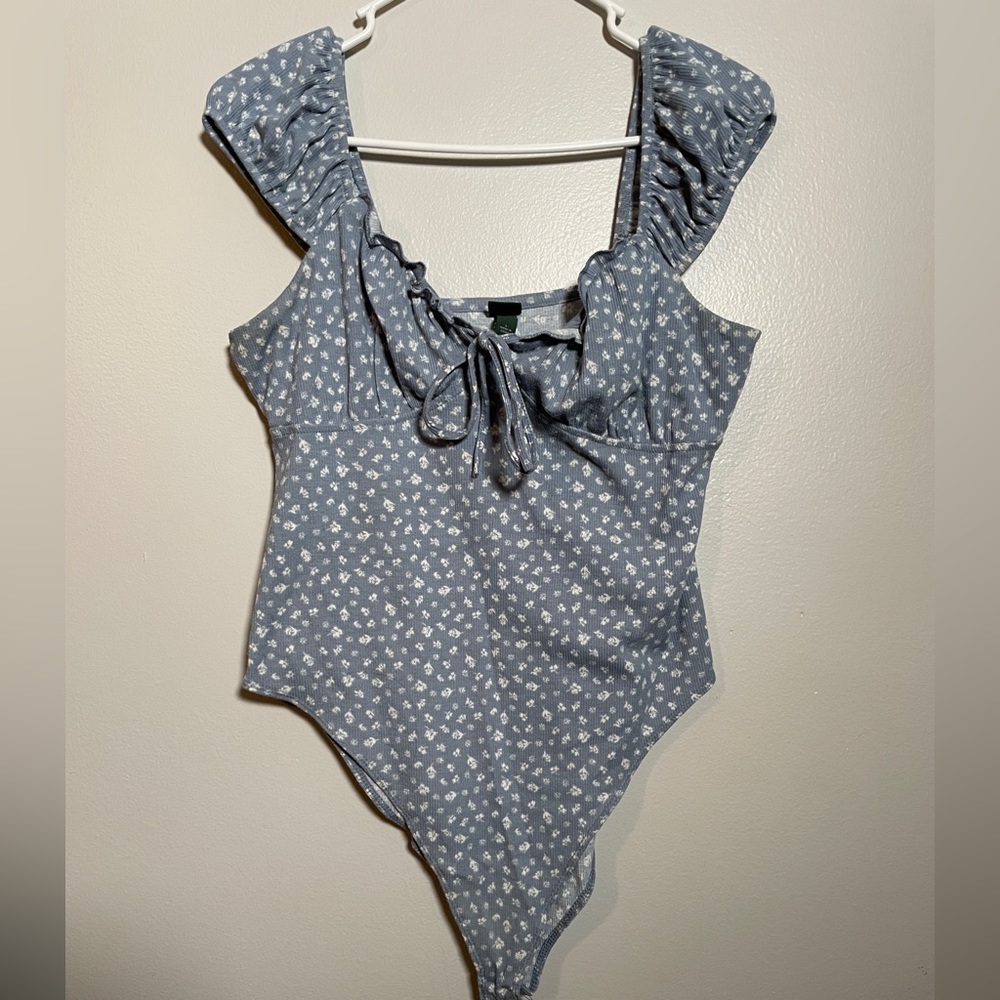 Flower print bodysuit!